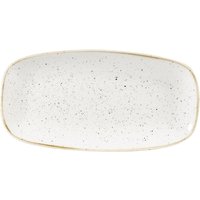 Assiette/plat Chefs Oblong Stonecast Barley White Churchill; 26.9x12.7 cm (Lxl); blanc/brun; rectangulaire; 12 pièce(s) / Lot