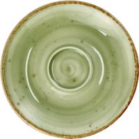 Sous-tasse café expresso Nebro VEGA; 12.5x1.5 cm (ØxH); vert clair; 6 pièce(s) / Lot