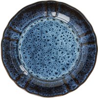 Piatto Amelina piano VEGA; 26 cm (Ø); blu; rotonda; 6 pz. / Pacco