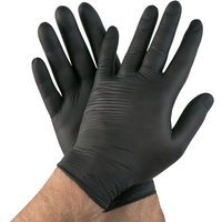 Gants en nitrile Safe Fit Hygonorm; Taille L, 24 cm (L); noir; 200 pièce(s) / Lot