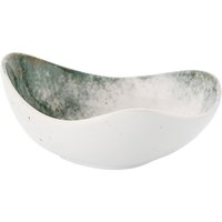 Coupelle et saladier Purior VEGA; 0.33 l, 15.8x14.8x7 cm (LxlxH); blanc/bleu pétrole; ovale; 6 pièce(s) / Lot