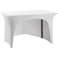 ERWIN M. Coprisedia catering Grace con spacco; 74x120x74 cm (LxLxH); bianco; rettangolare