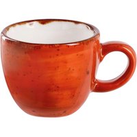 Tazzina caffè Nebro VEGA; 100 ml, 6.2x5.4 cm (ØxH); rosso; 6 pz. / Pacco