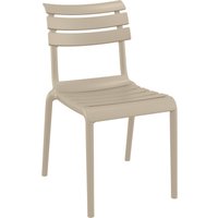 Siesta Stol Helen uten armlene; 50x59x84 cm (BxDxH); Gråbrun/taupe; 4 Stykk / Forpakning
