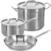 Batterie de cuisine Chef 5 pièces PULSIVA; argenté