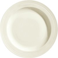 Piatto Skyline piano, con bordo VEGA; 28 cm (Ø); bianco crema; rotonda; 6 pz. / Pacco