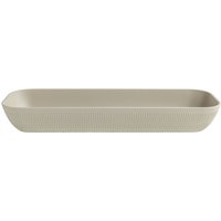 Saladier Kanas rectangulaire, avec relief VEGA; 4 l, 53x16.2x7.5 cm (LxlxH); beige; rectangulaire