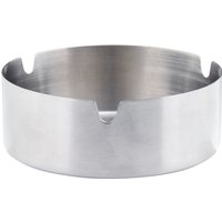 Posacenere da tavola Lois PULSIVA; 10x2.5 cm (ØxH); argento; rotonda; 3 pz. / Pacco