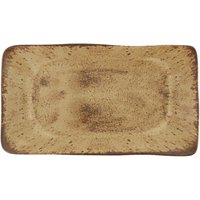 Assiette/plat Natura Porland; 28.2x15.1x2.4 cm (LxlxH); brun clair/brun foncé; rectangulaire; 2 pièce(s) / Lot