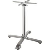 FLAT Bordben 72 cm Regulo sammenleggbart; 51x51x72 cm (BxLxH); Sølvfarge