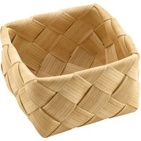 4x VEGA Cestino porta pane Larina; 15x15x9 cm (LxLxH); naturale; quadrata; 4 pz. / Pacco