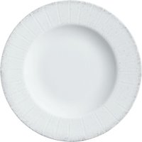 6x VEGA Piatto Caju piano, con bordo; 17 cm (Ø); bianco/grigio; rotonda; 6 pz. / Pacco