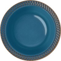 Assiette Aranda creuse VEGA; 30 cl, 23.5x3.4 cm (ØxH); bleu; rond(e); 4 pièce(s) / Lot