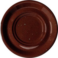 Piattino per tazza consommè Alessia VEGA; 17 cm (Ø); marrone; rotonda; 6 pz. / Pacco