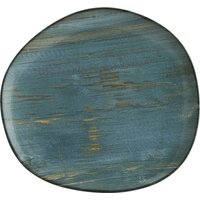 Assiette plate organique Madera Mint Bonna; 29x27 cm (Lxl); turquoise/brun/noir; organique; 6 pièce(s) / Lot