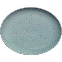 Piatto da portata Alessia VEGA; 28x22x2.7 cm (LxLxH); turchese; ovale; 3 pz. / Pacco