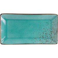 Assiette/plat Palana VEGA; 31x16.5x3.2 cm (LxlxH); turquoise; rectangulaire; 2 pièce(s) / Lot