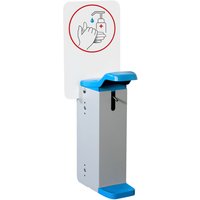 Dispenser per disinfettante Tahoe PULSIVA; 1000 ml, 10x57x21 cm (LxHxP); argento/blu