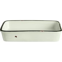 Plat Liron rectangulaire VEGA; 0.4 l, 17.5x12x3.5 cm (LxlxH); écru/noir; rectangulaire; 4 pièce(s) / Lot