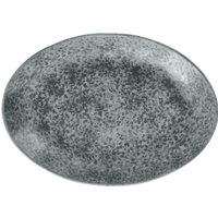 Assiette/plat Arona ovale VEGA; 20.5x14.5x2.8 cm (LxlxH); anthracite; ovale; 6 pièce(s) / Lot
