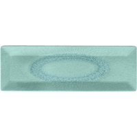 6x VEGA Plat de présentation Torto; 31x10.5x1.8 cm (LxlxH); turquoise/bleu; rectangulaire; 6 pièce(s) / Lot
