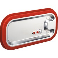 PULSIVA Coperchio gastronorm Basic con guarnizione in silicone ; GN 1/3, 17.6x32.5 cm (LxL); argento