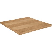 Plateau de table d'intérieur Pescaro carré VEGA; 80x80 cm (Lxl); chêne/naturel; carré(e)