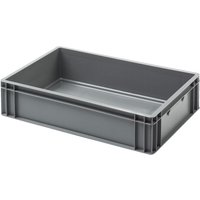 Ringoplast Caisse empilable pour casiers à verres; 60x40x14.3 cm (LxlxH); gris
