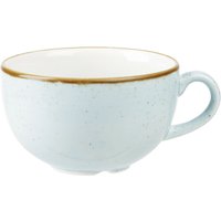Tazza cappuccino Stonecast Duck Egg Churchill; 227 ml, 9.5x5.5 cm (ØxH); blu chiaro/marrone; rotonda; 12 pz. / Pacco