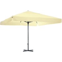 Parasol Esparto armature anthracite VEGA; 350x350x370 cm (LxlxH); naturel; carré(e)