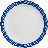 Piatto fondo Mixor con decoro VEGA; 600 ml, 20x3.8 cm (ØxH); bianco/blu; rotonda; 6 pz. / Pacco