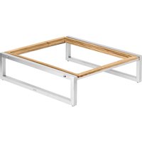 Tavolo per contenitori GN Torresso Gastronorm 1/2 basso VEGA; GN 1/2, 32.9x36x10 cm (LxLxH); quercia/argento; rettangolare