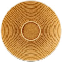 6x PULSIVA Piattino tazza cappuccino Spirit; 15 cm (Ø); marrone; rotonda; 6 pz. / Pacco