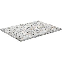 Plateau de table d'intérieur Maliana rectangulaire VEGA; 120x80 cm (Lxl); terrazzo; rectangulaire