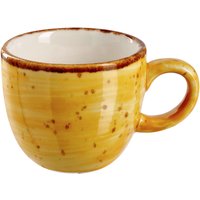 Tazzina caffè Nebro VEGA; 100 ml, 6.2x5.4 cm (ØxH); giallo; 6 pz. / Pacco