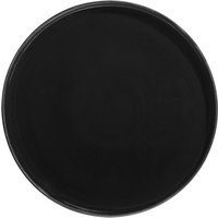 4x VEGA Assiette Skady avec bord bas; 26x2.5 cm (ØxH); noir; rond(e); 4 pièce(s) / Lot
