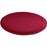 Coussin de chaise Lia rond ERWIN M.; 40x3 cm (ØxH); rouge; rond(e)