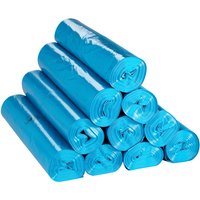 Sacchetto immondizia largo 120 L Deiss; 120000 ml, 80x100 cm (LxH); blu; 10 rotolo / Pacco