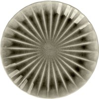 4x VEGA Piatto Flora piano; 20.5x2.7 cm (ØxH); grigio; rotonda; 4 pz. / Pacco