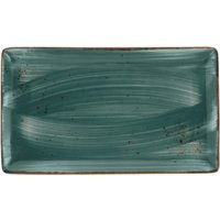 Piatto Nebro rettangolare VEGA; 33.5x19x2.1 cm (LxLxH); blu; 3 pz. / Pacco