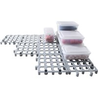 6x PULSIVA Pallett da cucina Common; 33.5x33.5x4 cm (LxLxH); grigio; 6 pz. / Pacco