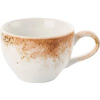 6x VEGA Tazzina caffè Purior; 100 ml, 6.5x4.5 cm (ØxH); bianco/marrone; rotonda; 6 pz. / Pacco