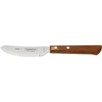 Coltello per pizza Picanha VEGA; 21 cm (L); argento, manico marrone chiaro; 12 pz. / Pacco