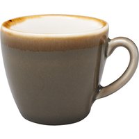 6x PULSIVA Tazzina caffè Glaze 2.0; 80 ml, 7.8x5.5 cm (ØxH); grigio; rotonda; 6 pz. / Pacco