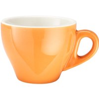 6x PULSIVA Tazza cappuccino piccola Joy 2.0; 200 ml, 9x7 cm (ØxH); arancione; rotonda; 6 pz. / Pacco