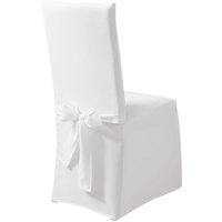 ERWIN M. Housse de chaise Prélude avce nœud décoratif; 44x40x95 cm (lxLxH); blanc