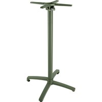 Pied de table d'extérieur Taipa rabattable VEGA; 66x66x108 cm (lxLxH); kaki