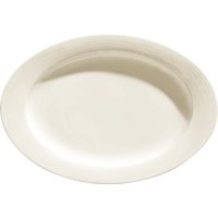 Piatto Skyline VEGA; 29x20x3 cm (LxLxH); bianco crema; ovale; 6 pz. / Pacco