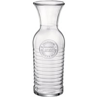 Caraffa Officina con marcatura Bormioli Rocco; 1183 ml, 9.6x27.5 cm (ØxH); trasparente; 1 l Segno di riempimento, 6 pz. / Pacco
