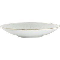 6x VEGA Piatto Pianta fondo; 1700 ml, 30x5.5 cm (ØxH); bianco/marrone; rotonda; 6 pz. / Pacco